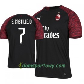 Koszulka AC Milan Samu Castillejo 7 Trzeci Koszulki Piłkarskie 2018-2019 Krótki Rękaw